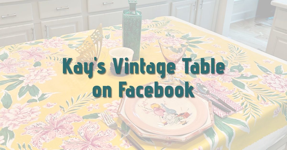Online Store from a Vintage Table Cloth Lovers Club Member