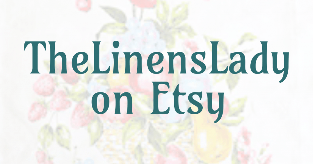 Vintage Tablecloths for Sale by Club Member