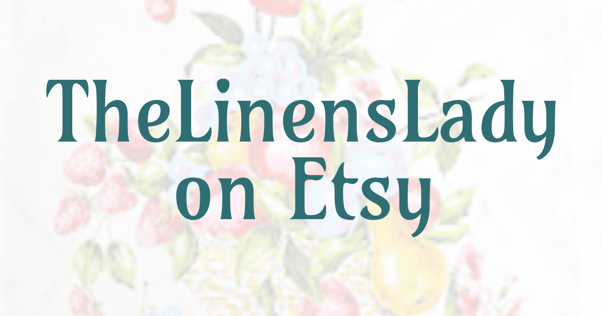 Vintage Tablecloths for Sale by Club Member